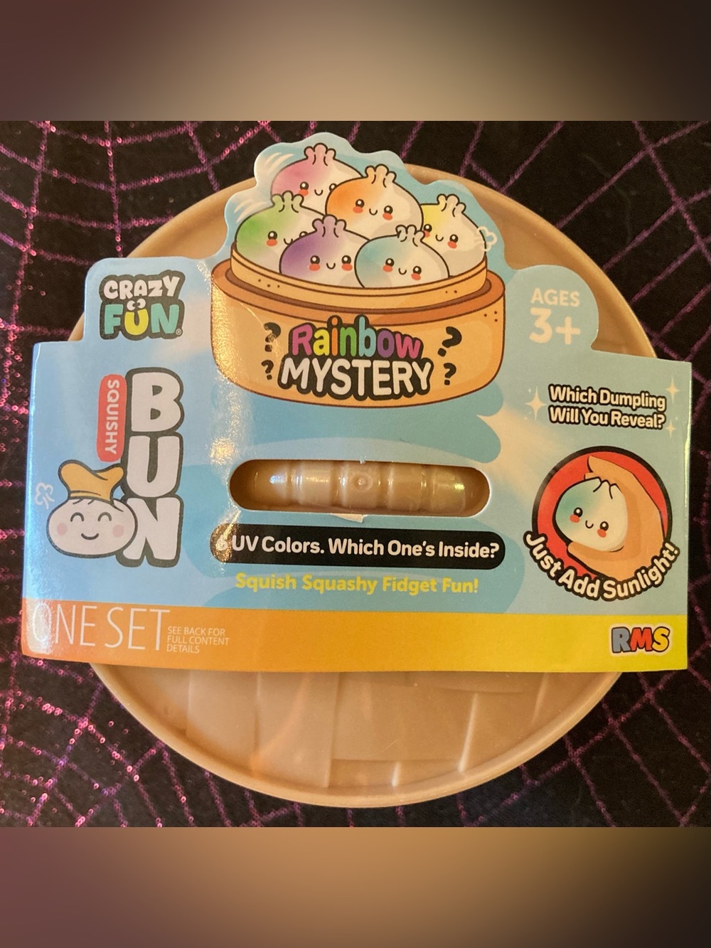 Unopened UV Color-Changing Rainbow Mystery Dumpling By RMS